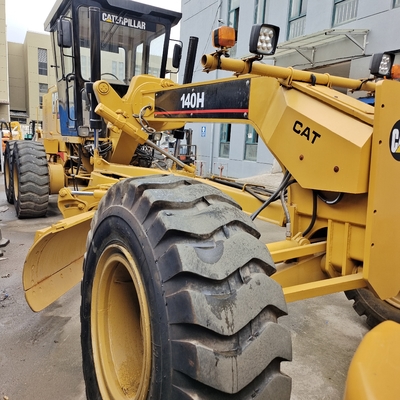 Подержанные 12H Грейдеры Caterpillar 140h Моторный Грейдер с производительностью и 1200 рабочими часами