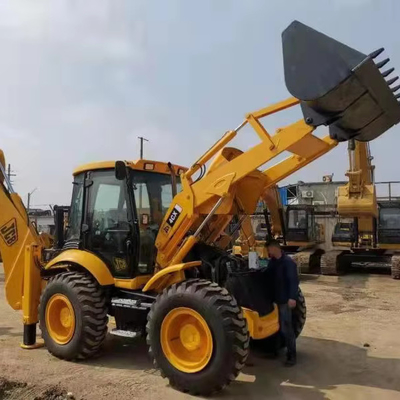 JCB 4CX Front End Loader Использованный Backhoe Loader 118KW Номинальная нагрузка 0 Рабочие часы