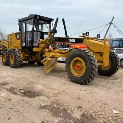 CAT 140K Grader 1200 рабочих часов Подержанный CAT 140H 140G с двигателем Cummins