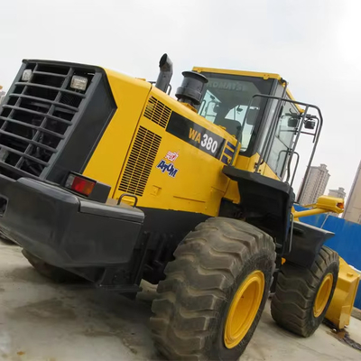 Японский оригинал Komatsu WA380-3 передний погрузчик с номинальной нагрузкой 20 тонн в хорошем состоянии