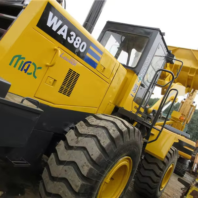 Komatsu WA380 колесный погрузчик Использовано 890 рабочих часов 16360-16370 кг Оригинальное подержанное