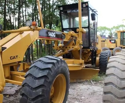 2018 год Подержанный CAT 140K Грейдер 17000 KG Подержанный оригинальный колесный моторный Грейдер
