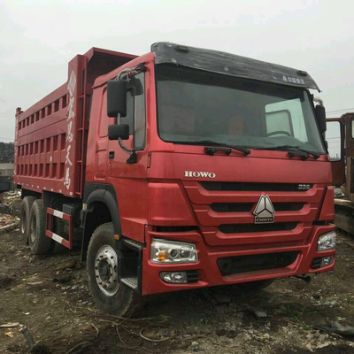 Использованный Howo 6x4 Дампер грузовик Tipper 375 с нормальным круиз-контролем и ручным окном