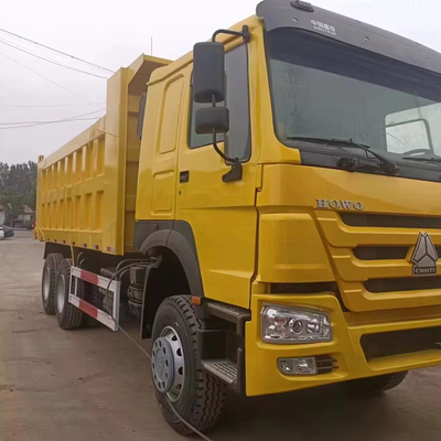 Howo 6x4 Датчик с откидкой Использованный 375 Дизельный грузовик 10825ммx2496ммx3450мм