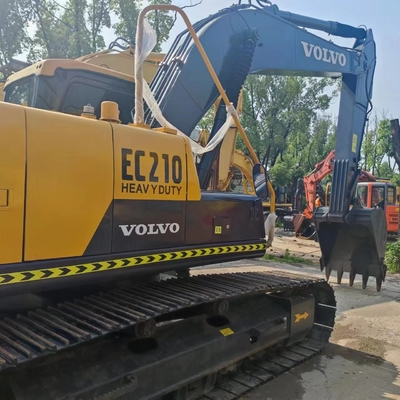 Использованный экскаватор Volvo EC210D с оригинальным гидравлическим цилиндром с рабочей массой 21 тонну