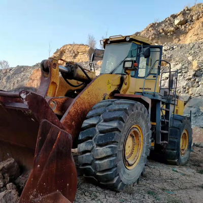 Использованный ОРИГИНАЛЬНЫЙ Komatsu WA600 колесный погрузчик Япония Komatsu WA500-3 / WA600-3 погрузчик в Японии