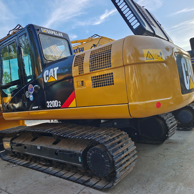 Использованный экскаватор Caterpillar Cat320d 320D Гидравлический экскаватор 1.2CBM емкость ведра