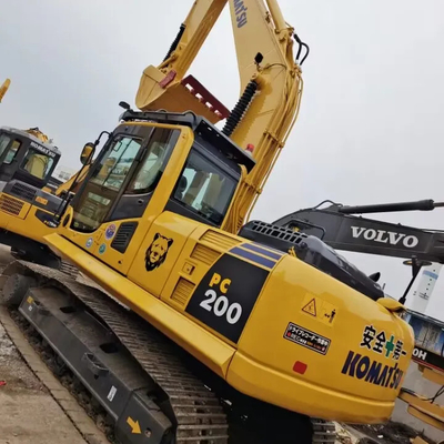 Komatsu PC200-8 Гидравлический экскаватор хорошего состояния использованный 100% Япония США