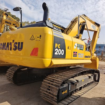 Использованная Япония Komatsu PC200-8 Гидравлический экскаватор 1.2CBM емкость ведра