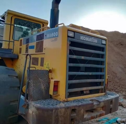 Оригинальный Komatsu WA600-3 колесный погрузчик Япония Использованный Komatsu WA500-3 / WA600-3 фронтальный погрузчик