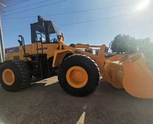 6 тонн номинальной нагрузки оригинальный Komatsu WA380-3 колесный погрузчик с оригинальным гидравлическим насосом