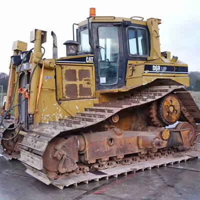 Использованный бульдозер CAT D6r Crawler Original Japan Подержанные бульдозеры D6r с разрывчиком