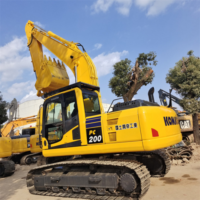 110 кВт Вторые ручные экскаваторы Komatsu Япония Использованный PC220-8 Гидравлический экскаватор