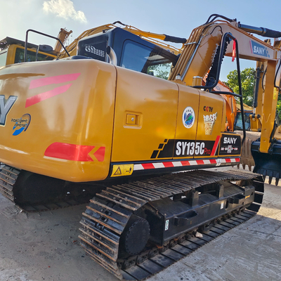 Использованный экскаватор Sany SY135C с емкостью в 0.7CBM и рабочей массой 13,5 тонн