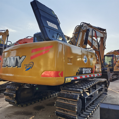 С другой стороны Sany SY135C скатерть экскаватор 13,5ТОНАРЫ рабочая масса 600 рабочих часов