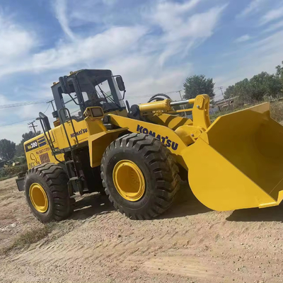Использованный Komatsu Wa380 колесный погрузчик оригинальный Komatsu 890 рабочий час погрузчики