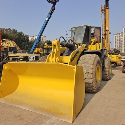 194 кВт мощности Komatsu WA470 Подержанный колесный погрузчик из Японии с 1200 рабочими часами