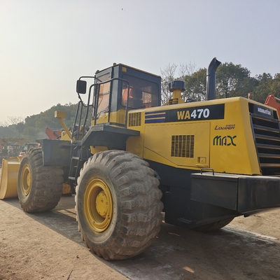 Оригинальный колесный погрузчик Komatsu WA470-6 с массой машины 21640-21650 кг