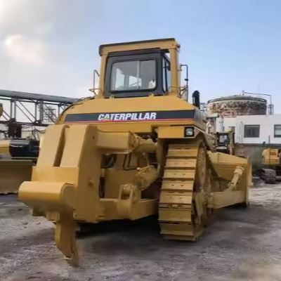 Использованный бульдозер CAT D9N D9R в Шанхае с двигателем 3408C и массой машины 48000 кг