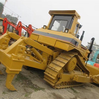 Подержанный бульдозер Cat D8R с двигателем 3406C и оригинальным гидравлическим клапаном в Шанхае