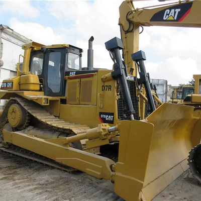 Подержанный бульдозер CAT D7R с гидравлическим насосом Чанцзян Доступный в отличном состоянии