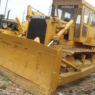 20580 кг масса машины использованный бульдозер Caterpillar D7G с оригинальным гидравлическим клапаном