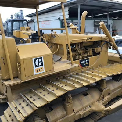 Оригинальный гидравлический цилиндр использованный бульдозер CAT D6D в хорошем рабочем состоянии