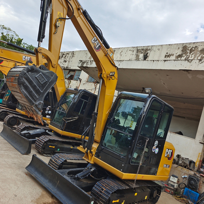 Использованный экскаватор Caterpillar 307E с ползучей машиной и оригинальным гидравлическим клапаном
