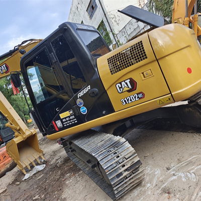 12920 кг масса машины Cat 312D Использованные экскаваторы с оригинальным гидравлическим цилиндром