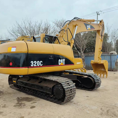 Подержанный экскаватор CAT 320C 20 тонн с 1200 рабочими часами оригинальный и доступный