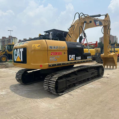 Отличное состояние 108 Машины Вес Гусеница Cat 320D Использованный экскаватор