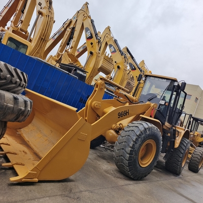 Подержанный передний погрузчик 966H Подержанный колесный погрузчик CAT 966H для строительной техники