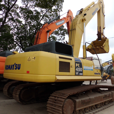 Подержанный экскаватор Komatsu Pc450-7 40тонная большая земляная машина с 1230 рабочими часами
