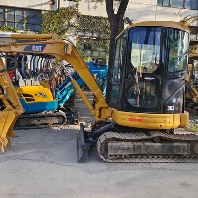 Подержанный Caterpillar Cat 303cr 303.5 мини экскаватор ОРИГИНАЛЬНЫЙ Гидравлический цилиндр Kubota