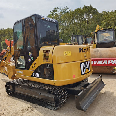 Оригинальный использованный экскаватор CAT 306D с строительным оборудованием
