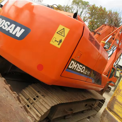 Doosan DH150lc-7 Использованный экскаватор 15 Тонный экскаватор с мощностью 71 КВт и 1200 рабочих часов