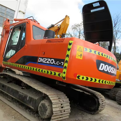 Экскаватор DOOSAN DH220LC-7 Экскаватор с ползучей ручкой В хорошем состоянии с небольшим рабочим временем