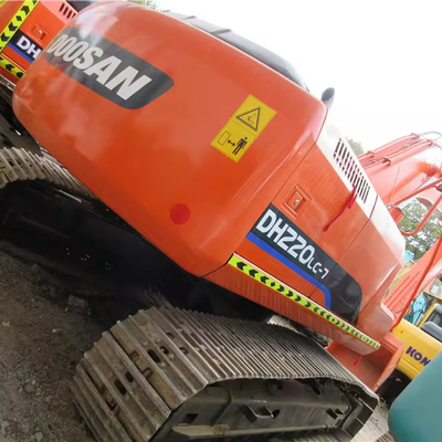110 кВт мощности Doosan DH220LC-7 Использованный экскаватор с 1.2 м3 емкостью ведра