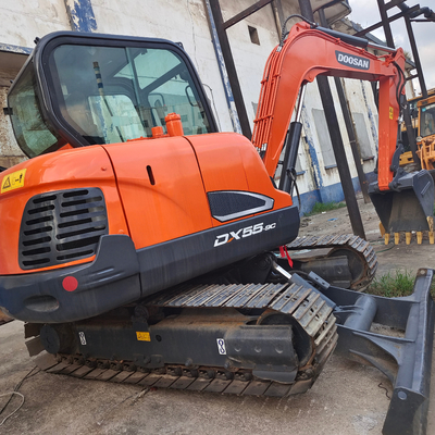 Использованный мини экскаватор Doosan Dx55-9c 1200 рабочих часов и 0,21 емкость ведра 5,5 тонн