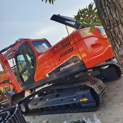 Использованный экскаватор Doosan DX225 2018 года с оригинальным гидравлическим цилиндром