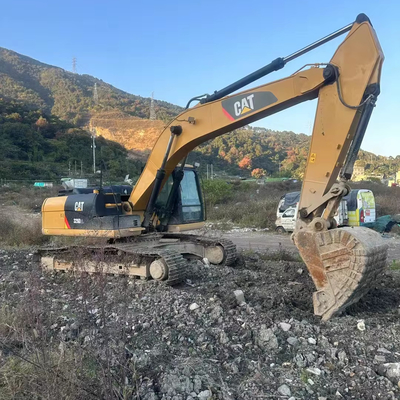 28230 кг рабочая масса Эксплуатационный экскаватор CAT 326D с оригинальным гидравлическим насосом
