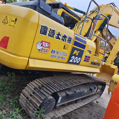 1.2CBM Купальная вместимость Komatsu PC200-8 Использованный экскаватор 20 тонн ползучий в хорошем состоянии