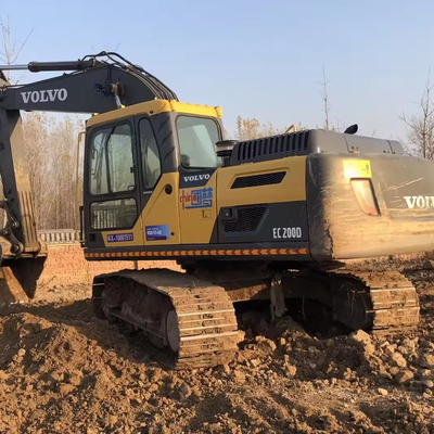 Подержанный Volvo EC200d Ec200dl Ec200el 20 тонн Большой экскаватор экскаватор на доступной цене