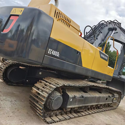 50500 KG Использованный VolvoEC480D Экскаватор с ползучей ручкой Тяжелая строительная техника Большая 48тонна