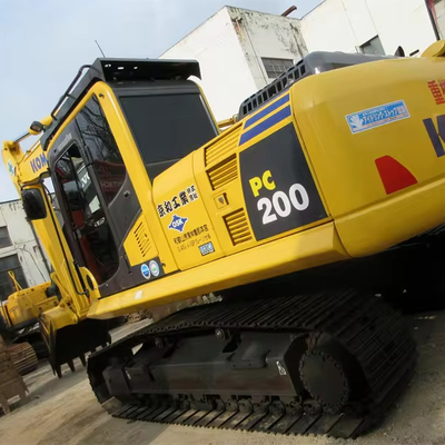 Вторая рука Komatsu Pc 200 экскаватор для строительных работ Максимальная глубина копания 8000