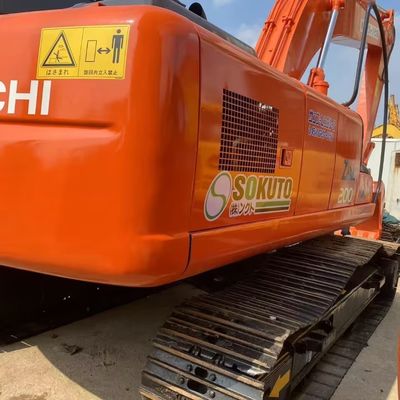 Использованный экскаватор Hitachi zx200 20тон 1CBM Купальная вместимость Машины Вес 200000 кг