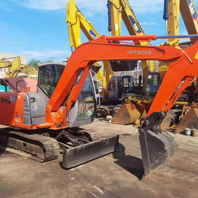 Подержанные кроссовки Hitachi 55UR мини-экскаватор и 5960 кг рабочего веса