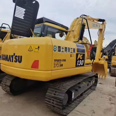 Более дешевый 2022 KOMATSU PC130-7 экскаватор из Японии с ОРИГИНАЛЬНЫМ гидравлическим цилиндром