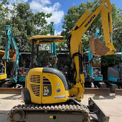 PC35 Использованная Япония Komatsu 3,5тонная мини-экскаватор PC35MR-2 PC40 PC55 Гидравлический каваль