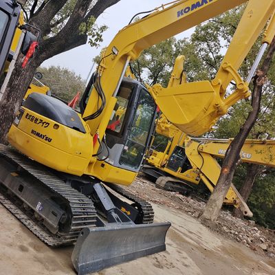 Подержанный экскаватор Komatsu PC78US с 800 рабочими часами и оригинальным гидравлическим цилиндром